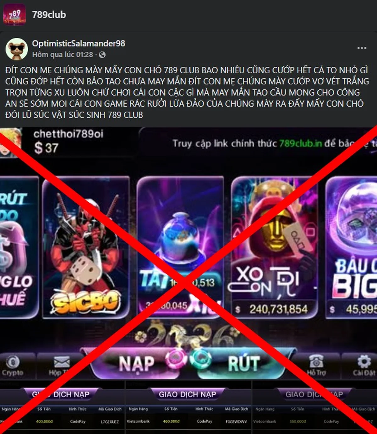 Phơi Bày Sự Thật “CHƠI XẤU” Nhà Cái 789Club Từ Đối Thủ 1 Phân tích nội dung chơi xấu nhà cái 789Club